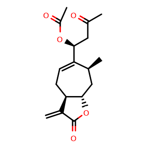 Chemical structure of Xanthinin , CAS 153483-31-9, AChemBlock AD273732
