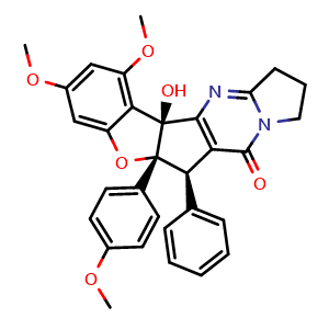 Chemical structure of Dehydroaglaiastatin , CAS 155595-93-0, AChemBlock AD273736