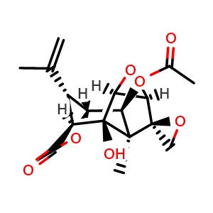 Chemical structure of 2-O-Acetyltutin , CAS 2749-28-2, AChemBlock AD273760