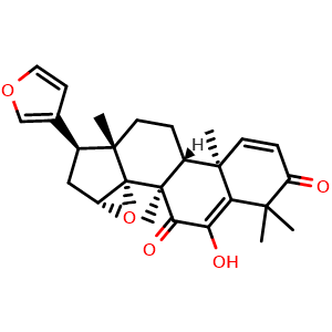 Chemical structure of Cedrelone , CAS 1254-85-9, AChemBlock AD273768