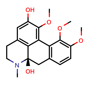 Chemical structure of Litseglutine B , CAS 25368-01-8, AChemBlock AD273784