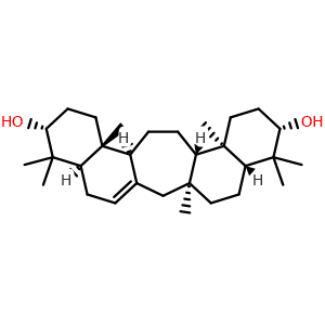 Chemical structure of 21-Episerratenediol , CAS 1449-06-5, AChemBlock AD273785