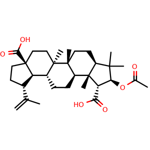 Chemical structure of Ceanothic acid acetate , CAS 119533-63-0, AChemBlock AD273803