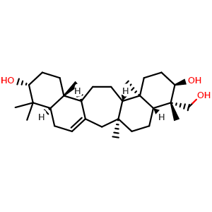 Chemical structure of Lycoclavanol , CAS 13956-51-9, AChemBlock AD273804
