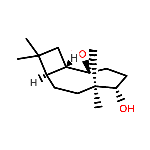 Chemical structure of Caryolane-1,9beta-diol , CAS 155485-76-0, AChemBlock AD273810