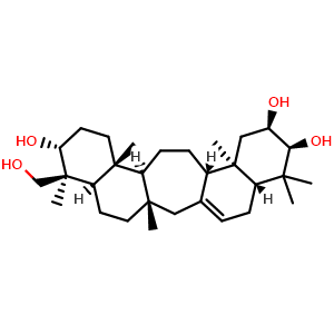 Chemical structure of Lyclaninol , CAS 53755-76-3, AChemBlock AD273824