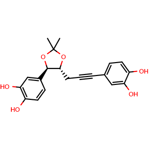 Chemical structure of Nyasicol 1,2-acetonide , CAS 1432057-64-1, AChemBlock AD273839