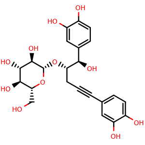 Chemical structure of Nyasicoside , CAS 111518-94-6, AChemBlock AD273852