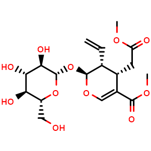 Chemical structure of Secoxyloganin methyl ester , CAS 74713-15-8, AChemBlock AD273875