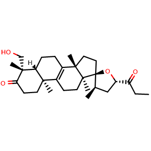 Chemical structure of 3-Dehydro-15-deoxoeucosterol , CAS 81678-46-8, AChemBlock AD273903