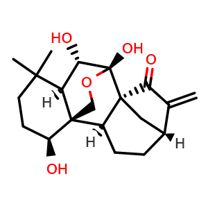 Chemical structure of Effusanin A , CAS 30220-43-0, AChemBlock AD273911