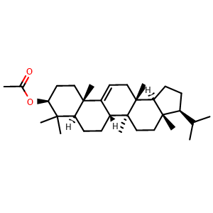 Chemical structure of Isoarborinol acetate , CAS 5595-78-8, AChemBlock AD273912