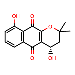 4,9-Dihydroxy-alpha-lapachone