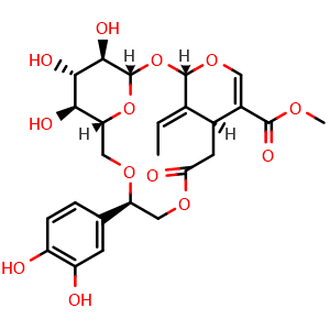 Chemical structure of Fraxamoside , CAS 326594-34-7, AChemBlock AD273928