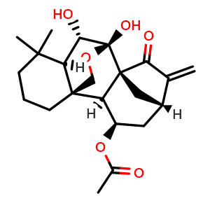 Chemical structure of Longikaurin E , CAS 77949-42-9, AChemBlock AD273936