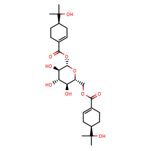 Chemical structure of Cuniloside B , CAS 1187303-40-7, AChemBlock AD273941