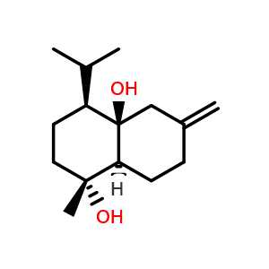 Chemical structure of Isocalamendiol , CAS 25330-21-6, AChemBlock AD273942