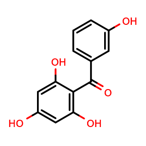 Chemical structure of 2,3',4,6-Tetrahydroxybenzophenone , CAS 26271-33-0, AChemBlock AD273996