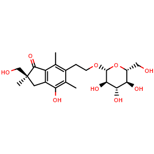 Chemical structure of Onitisin 2'-O-glucoside , CAS 62043-53-2, AChemBlock AD274016