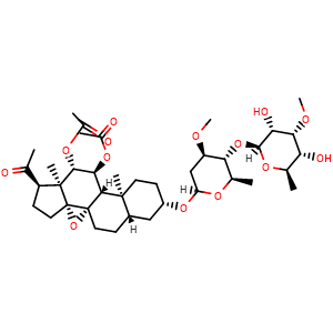 Chemical structure of Marsdenoside F , CAS 858360-61-9, AChemBlock AD274021