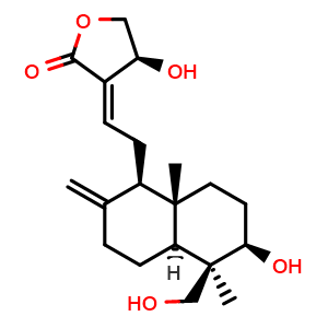 Chemical structure of Andropanolide , CAS 869807-57-8, AChemBlock AD274022