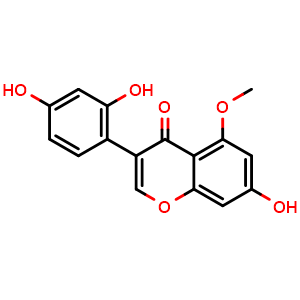 Chemical structure of Barpisoflavone A , CAS 101691-27-4, AChemBlock AD274025