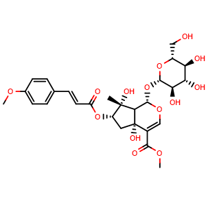 Chemical structure of Durantoside II , CAS 53526-66-2, AChemBlock AD274032