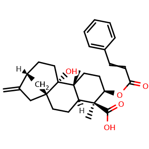 Chemical structure of 3alpha-Cinnamoyloxypterokaurene L3 , CAS 79406-13-6, AChemBlock AD274042