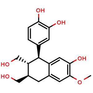 Chemical structure of Isotaxiresinol , CAS 26194-57-0, AChemBlock AD274044