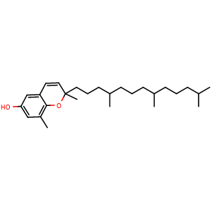 Chemical structure of Dehydro-delta-tocopherol , CAS 802909-72-4, AChemBlock AD274051