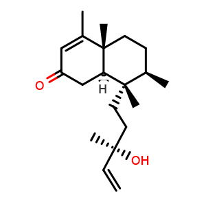 Chemical structure of 2-Oxokolavelool , CAS 221466-41-7, AChemBlock AD274062