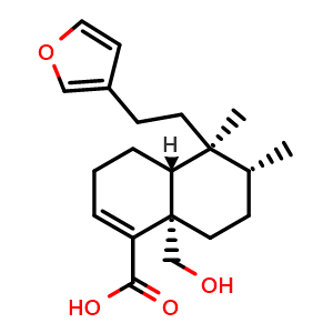 Chemical structure of Hautriwaic acid , CAS 18411-75-1, AChemBlock AD274069