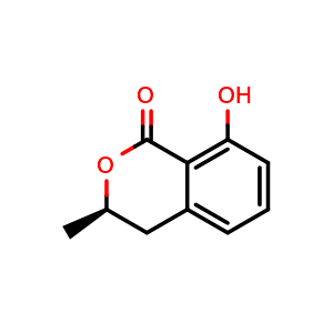 Chemical structure of Mellein , CAS 480-33-1, AChemBlock AD274087