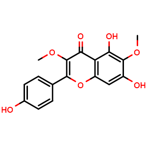 Chemical structure of 3,6-Dimethoxyapigenin , CAS 22697-65-0, AChemBlock AD274096
