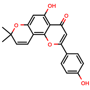 Chemical structure of Atalantoflavone , CAS 119309-02-3, AChemBlock AD274100