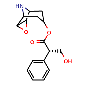 Chemical structure of Norscopolamine , CAS 4684-28-0, AChemBlock AD274117