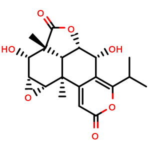 Chemical structure of Nagilactone C , CAS 24338-53-2, AChemBlock AD274129