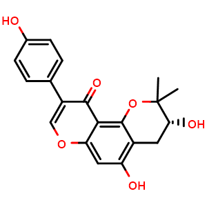 Chemical structure of Erythrinin G , CAS 1616592-61-0, AChemBlock AD274133