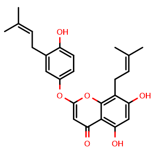 Chemical structure of Epimedonin J , CAS 2222285-84-7, AChemBlock AD274143