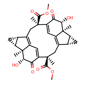 Chemical structure of Cycloshizukaol A , CAS 150033-85-5, AChemBlock AD274155