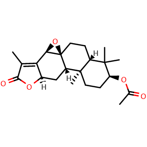 Chemical structure of Gelomulide A , CAS 122537-59-1, AChemBlock AD274162