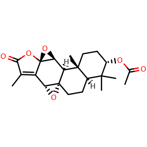Chemical structure of Gelomulide B , CAS 122537-60-4, AChemBlock AD274164