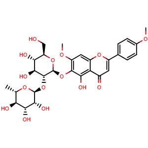 Chemical structure of Gelomuloside A , CAS 149998-38-9, AChemBlock AD274174