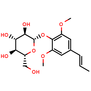 Chemical structure of Acantrifoside E , CAS 645414-25-1, AChemBlock AD274178