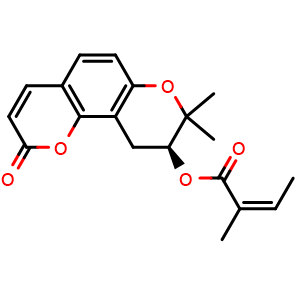 Chemical structure of Selinidin , CAS 19427-82-8, AChemBlock AD274180