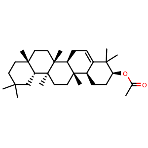 Chemical structure of Glutinol acetate , CAS 6426-44-4, AChemBlock AD274187