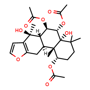 Chemical structure of Caesalmin E , CAS 204185-91-1, AChemBlock AD274206