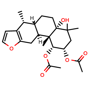 Chemical structure of 14-Deoxy-epsilon-caesalpin , CAS 279683-46-4, AChemBlock AD274208