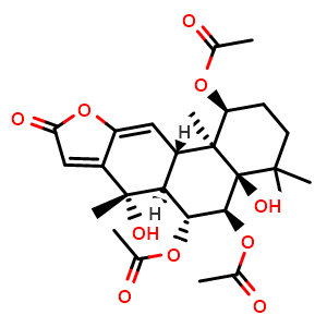 Chemical structure of Neocaesalpin O , CAS 1053189-53-9, AChemBlock AD274220