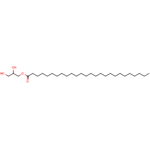 Chemical structure of Glyceryl hexacosanoate , CAS 127098-14-0, AChemBlock AD274224
